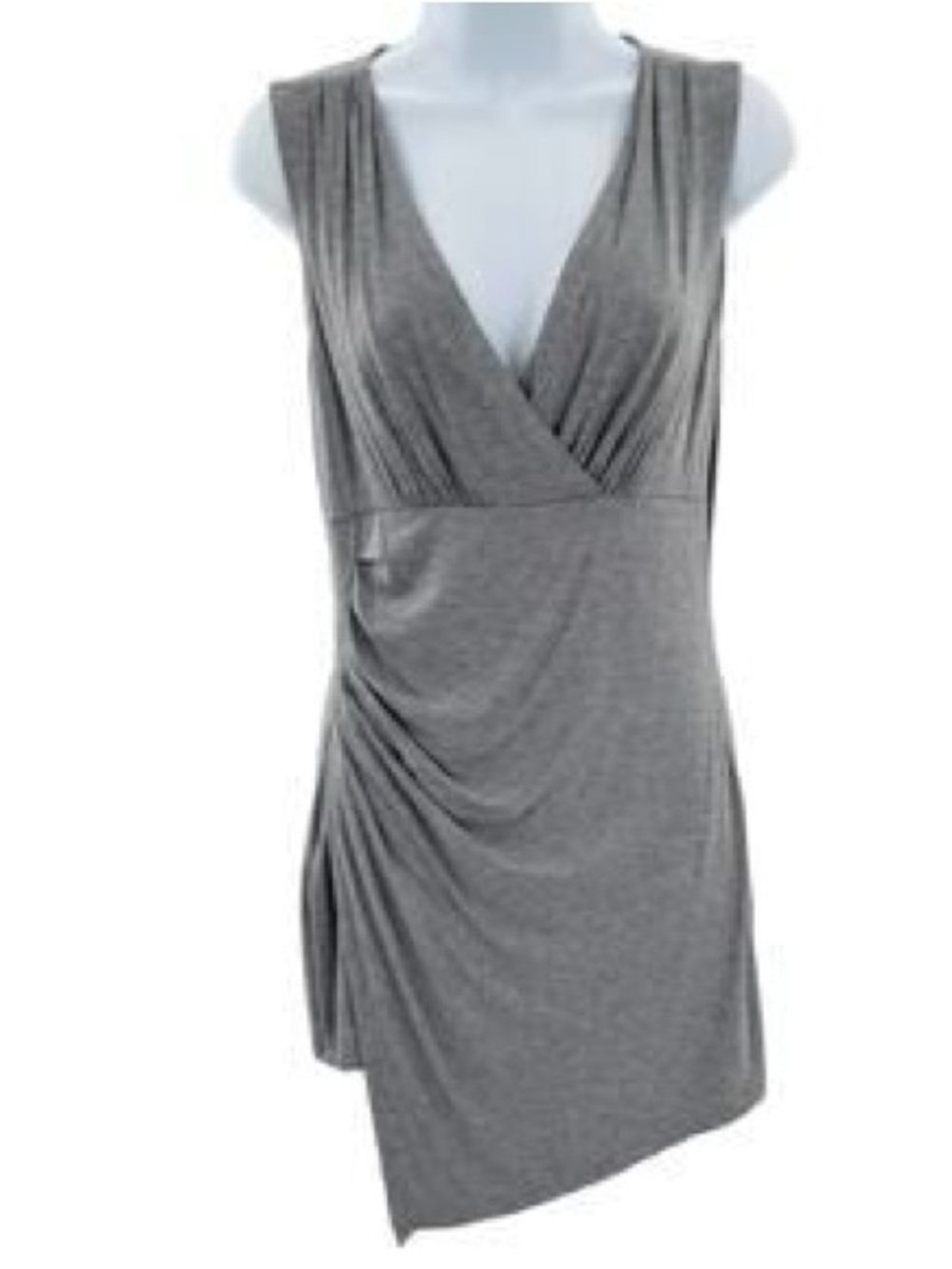 White House Black Market, Gray Sleeveless Mini-Dress Size Small Pencil Style